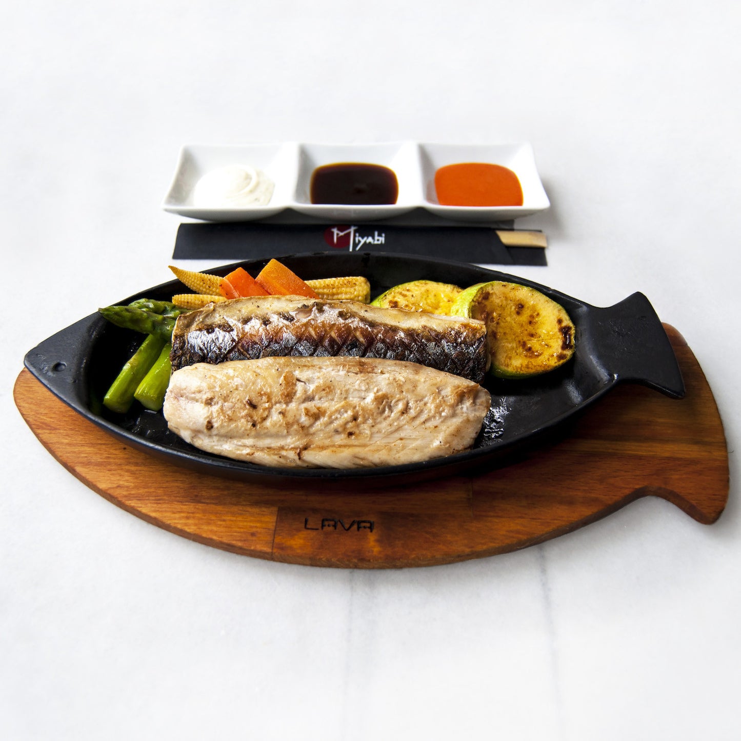 Mackerel Teppanyaki